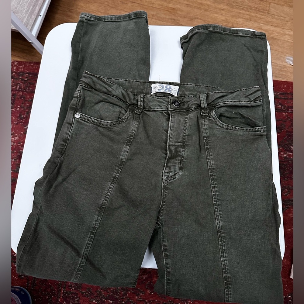 Free People Split Hem Twig Pants size 28
